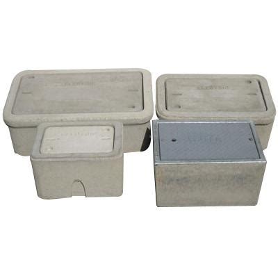 underground concrete electrical pull box